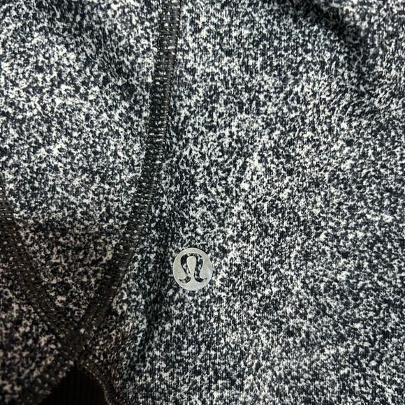 Lululemon Daily Practice Jacket Size 6 Rio Mist White Black Deep Coal Yoga Hike - Picture 6 of 8